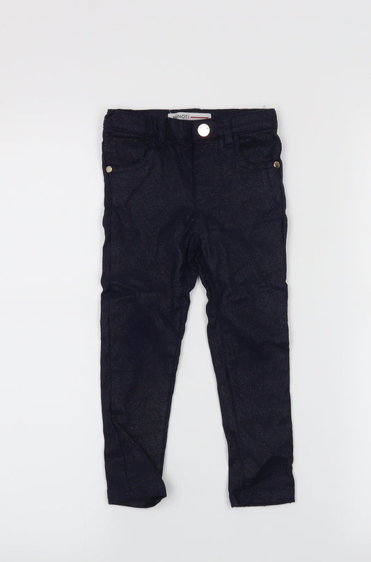 Minoti Girls Blue   Straight Jeans Size 2-3 Years