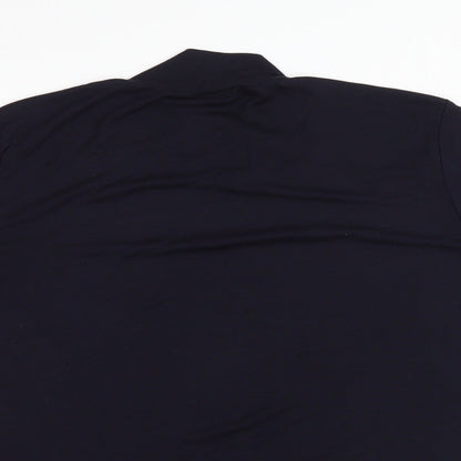 Close-up detail of F&F women’s blue jumper, size UK 20