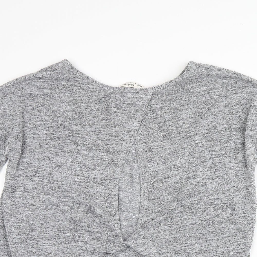 Miss Selfridge Womens Grey   Pullover Jumper Size 10