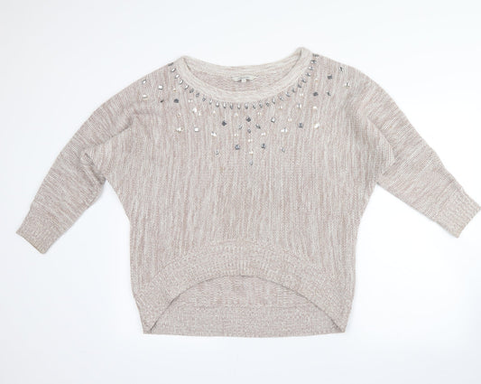 Peacocks Womens Pink   Pullover Jumper Size M