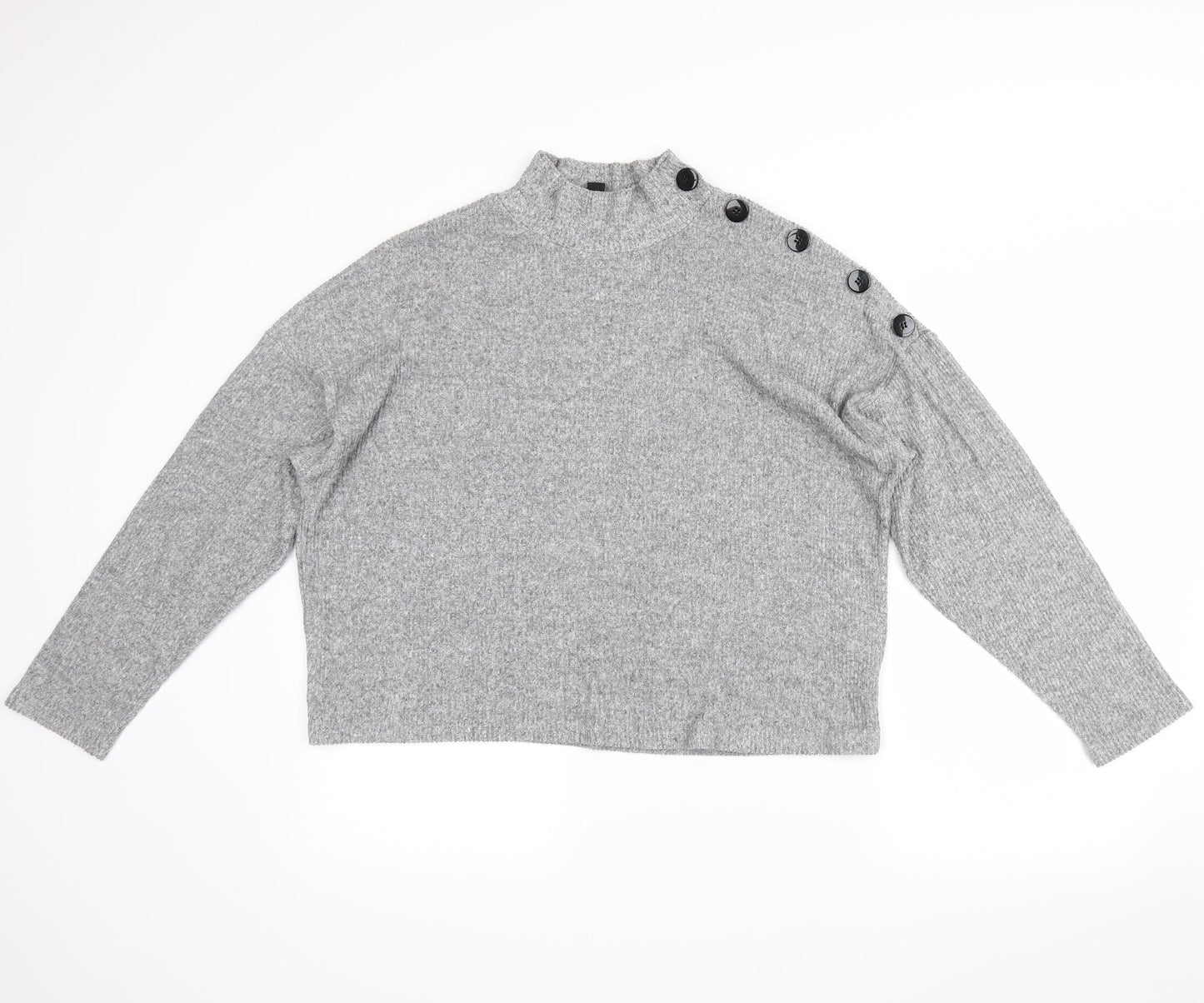 New Look Womens Grey   Pullover Jumper Size L