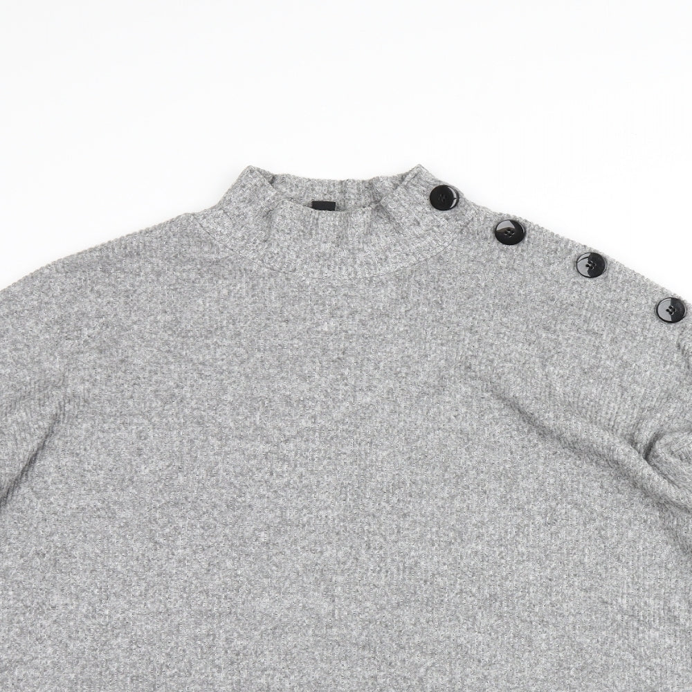 New Look Womens Grey   Pullover Jumper Size L