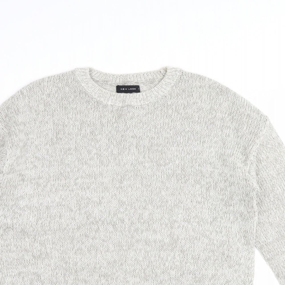 New Look Womens Grey   Pullover Jumper Size M