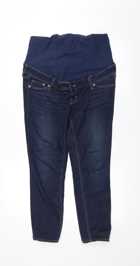 H&M Womens Blue   Straight Jeans Size 12 L29 in