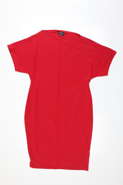 Next Womens Red   Pencil Dress  Size 8