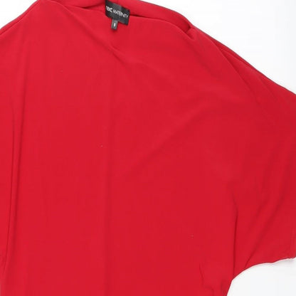 Next Womens Red   Pencil Dress  Size 8