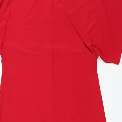 Next Womens Red   Pencil Dress  Size 8