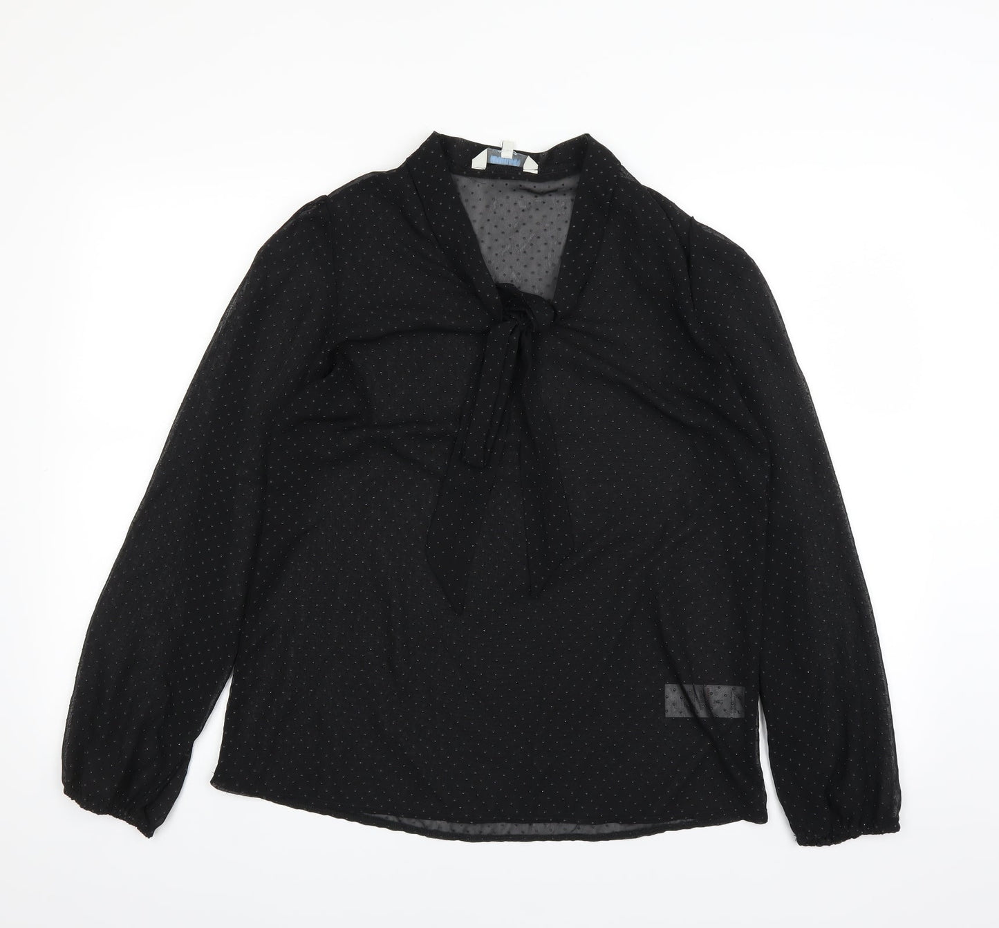 Peacocks Womens Black   Basic Blouse Size 12