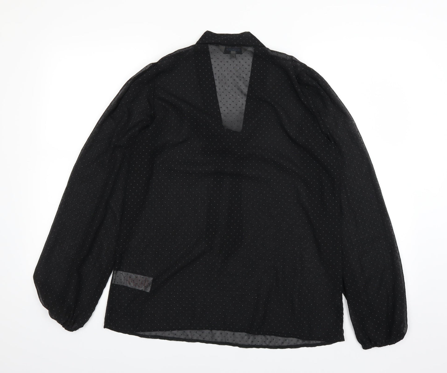 Peacocks Womens Black   Basic Blouse Size 12