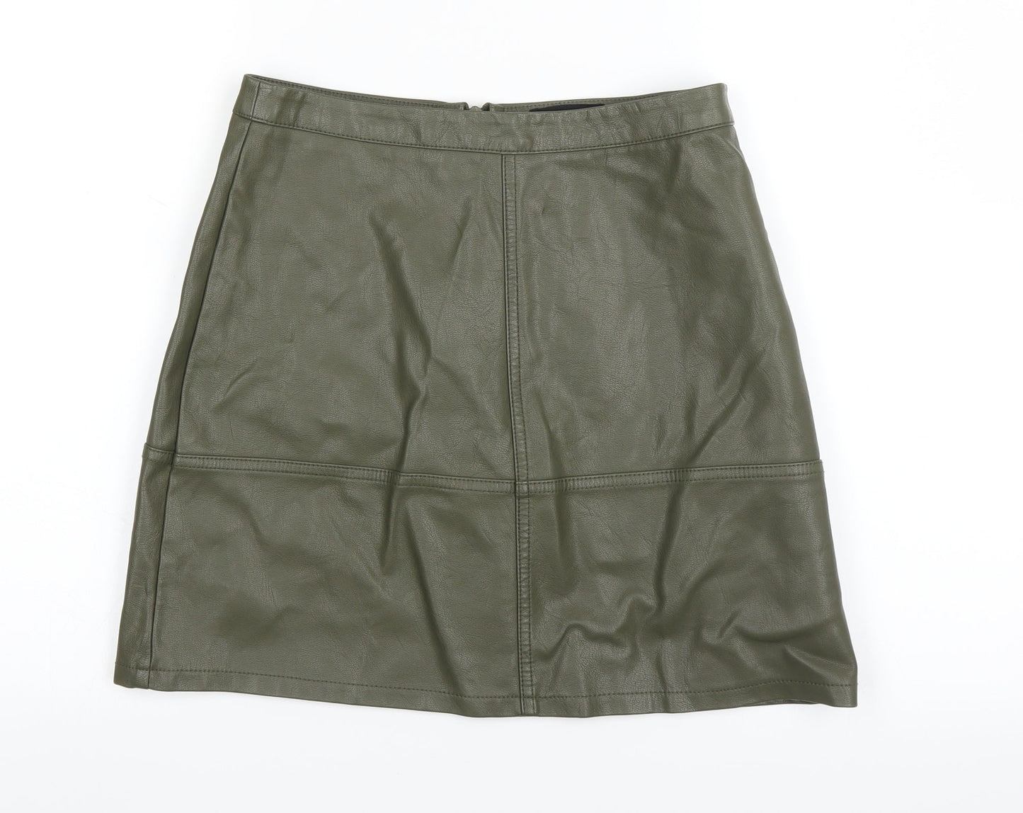 New Look Womens Green   A-Line Skirt Size 8
