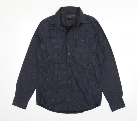 Urbndist Mens Blue    Dress Shirt Size S