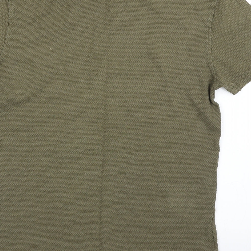 New Look Mens Green    Polo Size M