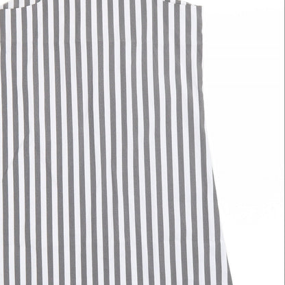 Preloved SheIn Womens Grey Striped  Tank Dress  Size S - Label