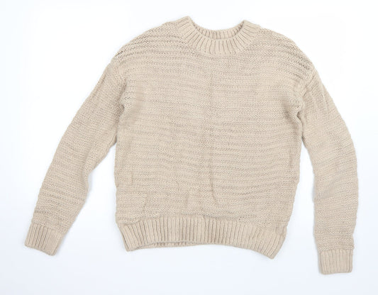 H&M Womens Beige   Pullover Jumper Size XS