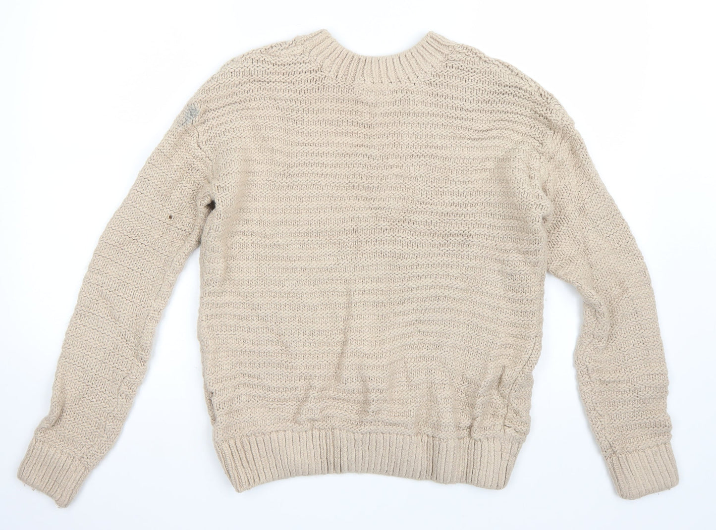 H&M Womens Beige   Pullover Jumper Size XS