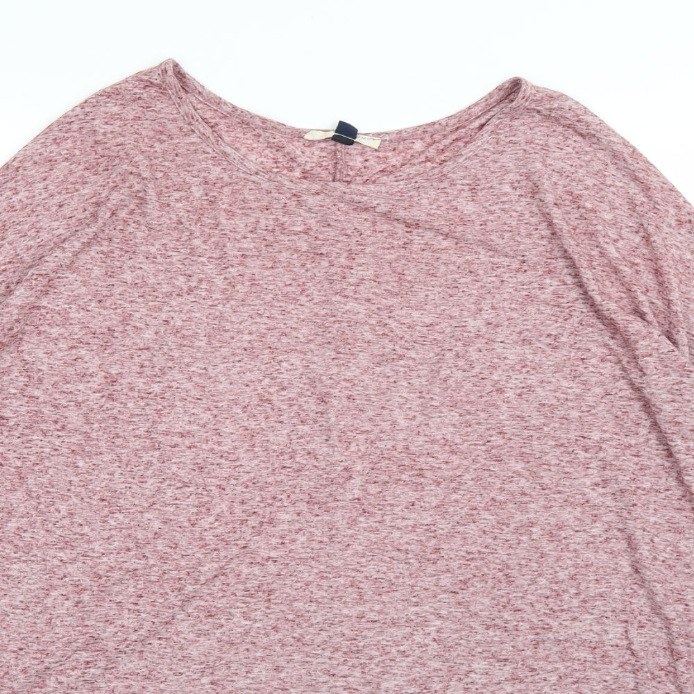 Blonde & Blonde  Womens Pink   Basic T-Shirt Size 8
