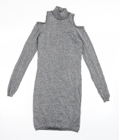 Preloved Primark Womens Grey   Bodycon  Size 6 - Front