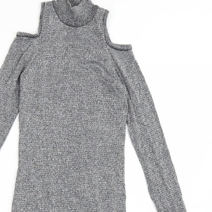 Preloved Primark Womens Grey   Bodycon  Size 6 - Detail
