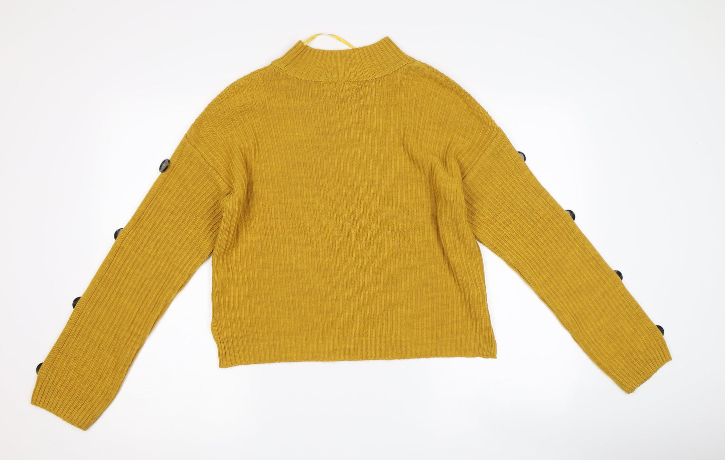 Primark Womens Yellow   Pullover Jumper Size S