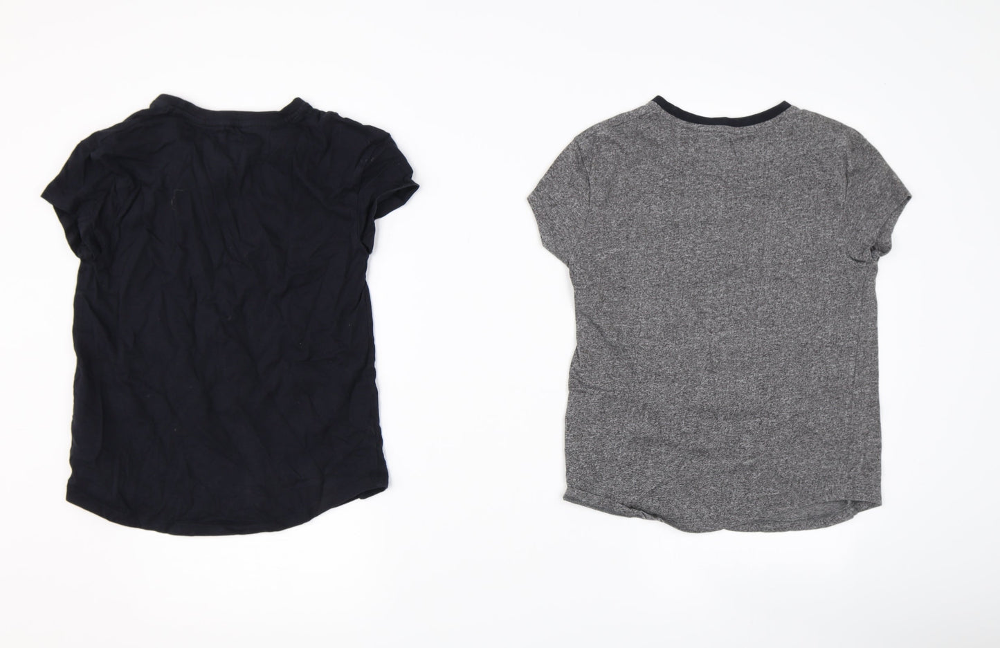 Very Girls Grey   Basic T-Shirt Size 9-10 Years  - 2 PACK