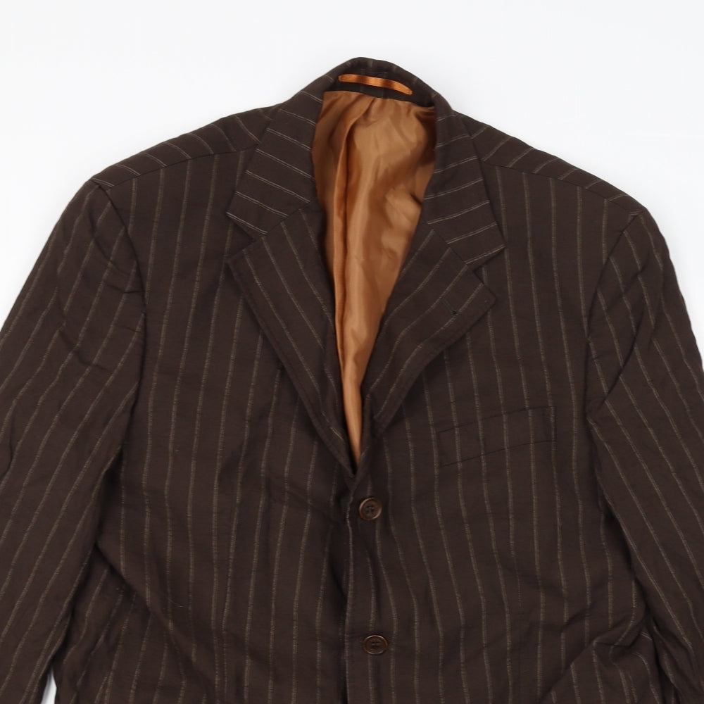 Preworn Mens Brown   Jacket Blazer Size L