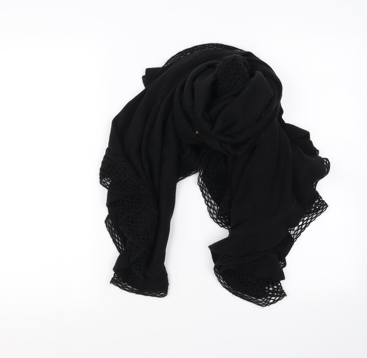 Preworn Unisex Black    Scarf