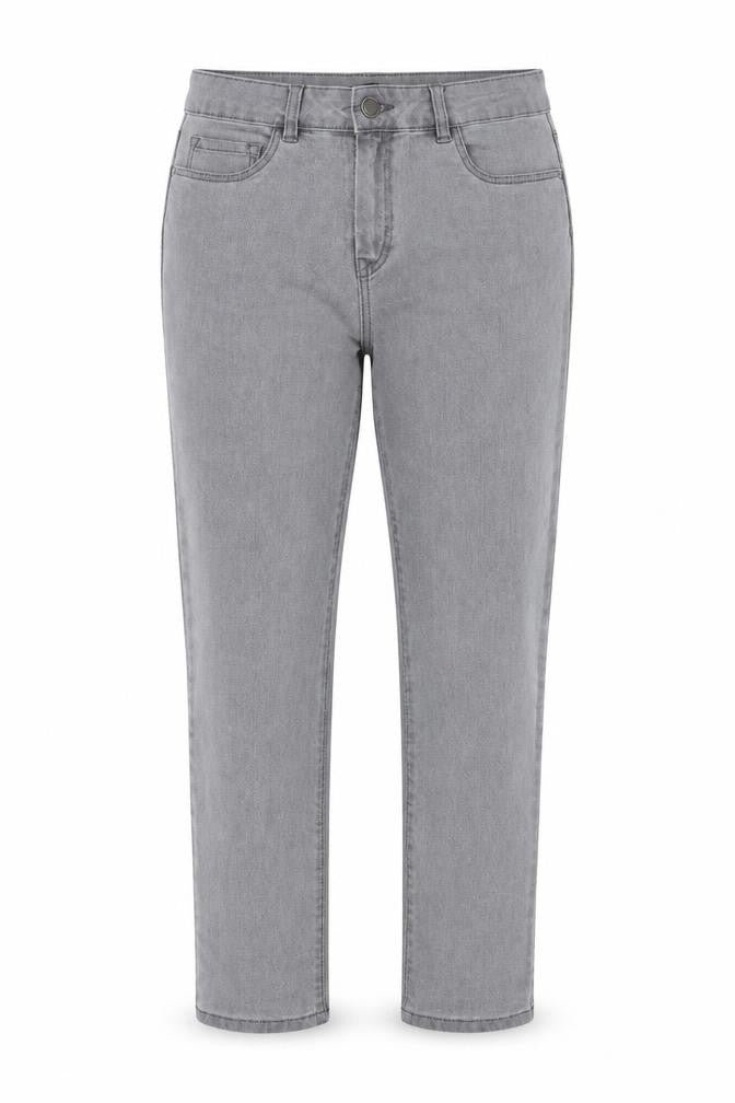 Preworn Womens Grey   Straight Jeans Size 12 L28 in