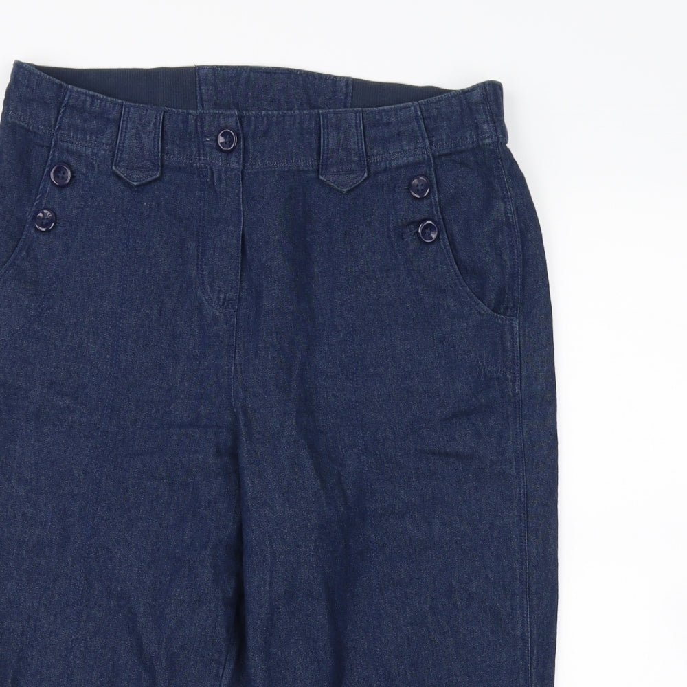 BHS Womens Blue   Cropped Jeans Size 12 L20 in
