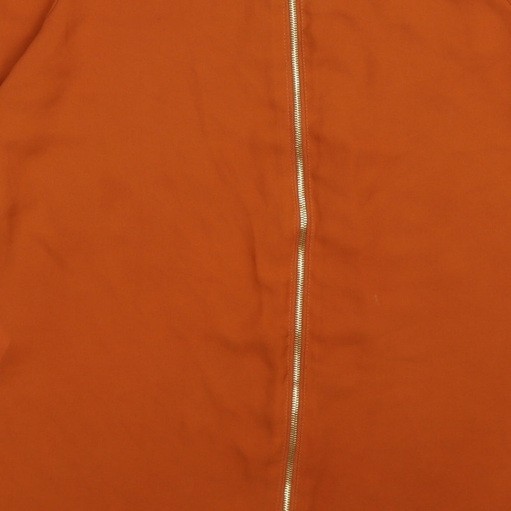 Atmosphere Womens Brown   Basic Blouse Size 8  - burnt orange
