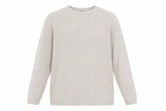Front view of Bonmarché women’s beige jumper, size XL