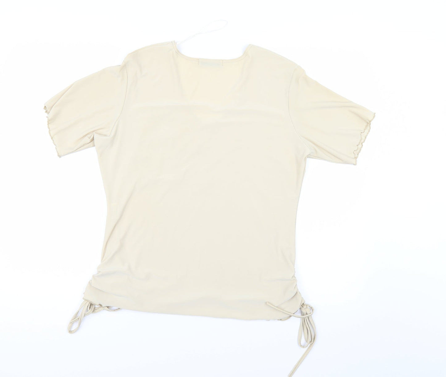 Sonic Womens Beige   Basic T-Shirt Size 16