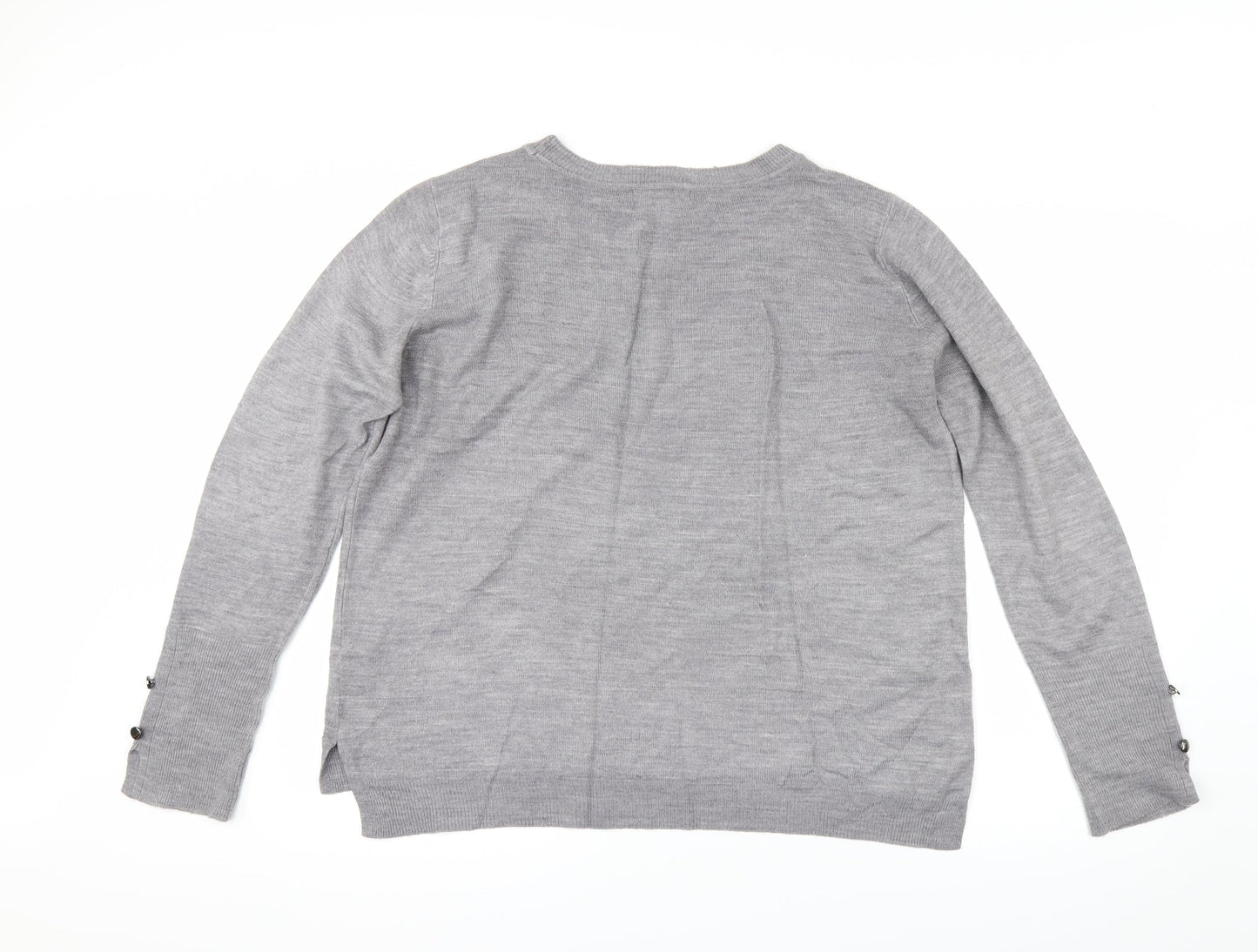 Primark Womens Grey   Pullover Jumper Size M