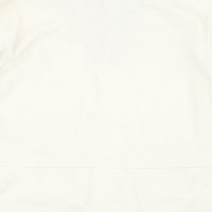 Brand and care label for Active women’s ivory jacket, size UK 16