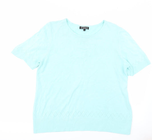 Debenhams Womens Green   Pullover Jumper Size 18