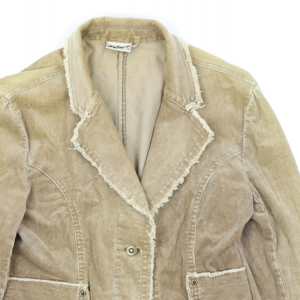 Select Womens Beige   Cardigan Jumper Size 14