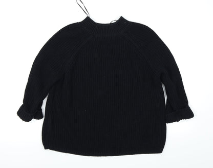 Back view of Asda George women’s black jumper, size UK 14