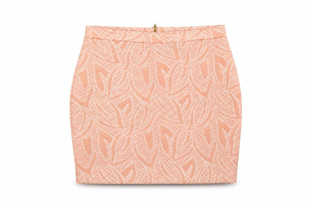H&M Womens Pink Floral  Mini Skirt Size M