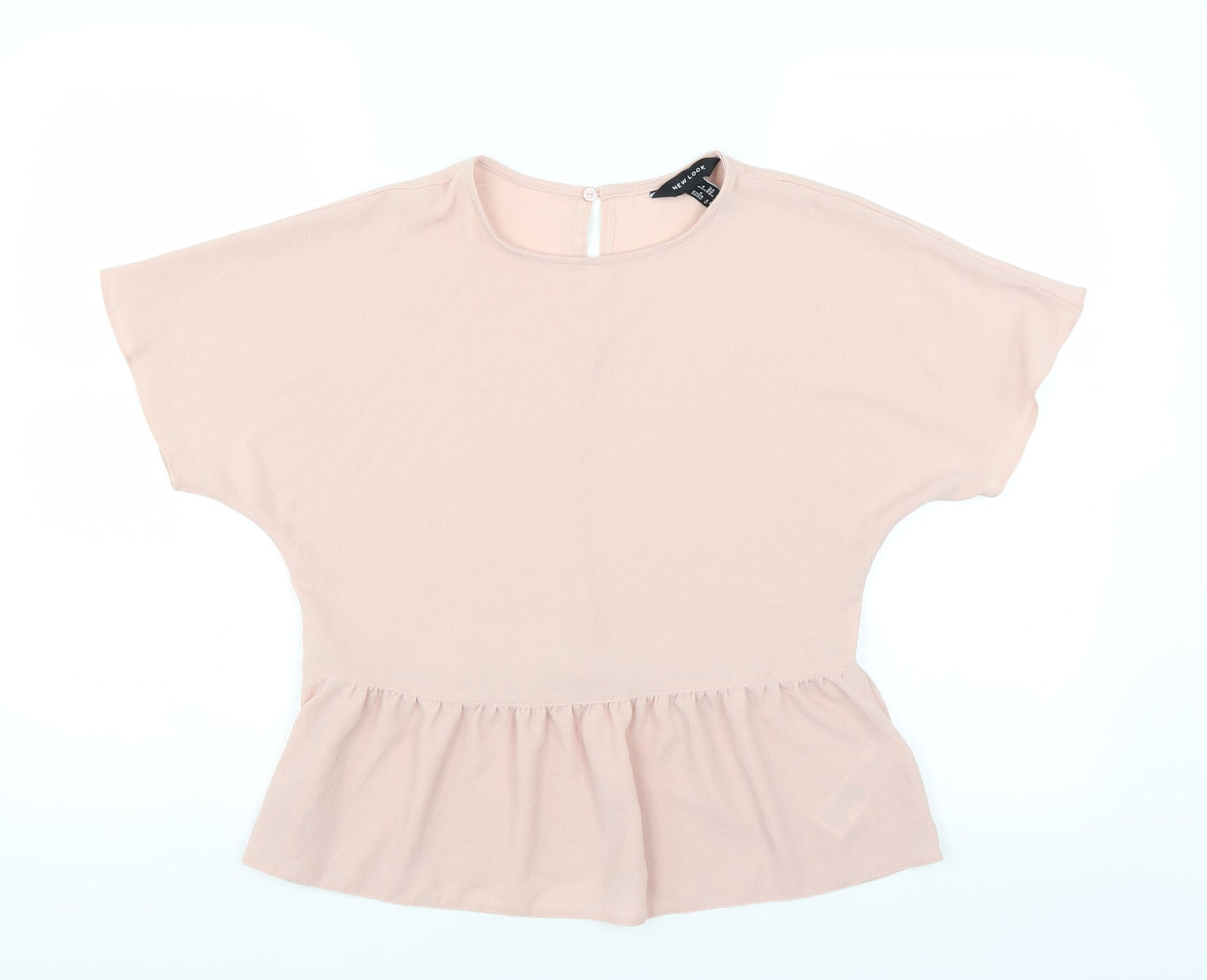 New Look Womens Pink   Basic Blouse Size 6