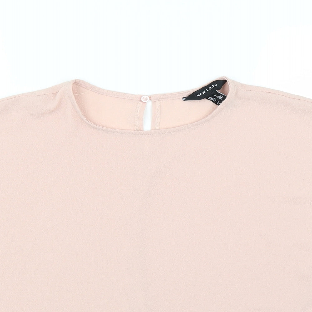 New Look Womens Pink   Basic Blouse Size 6