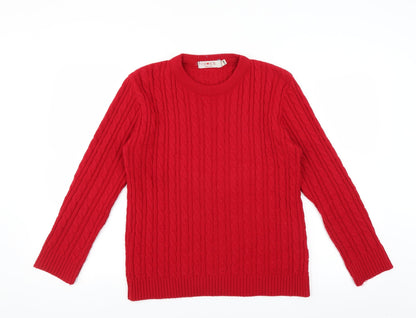 Additional front view of Choice Collection women’s red jumper, size S