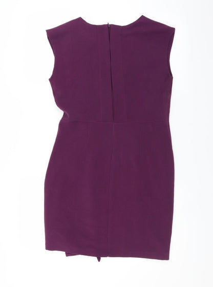 Preloved Angeleye Womens Purple   Sheath  Size M - Back