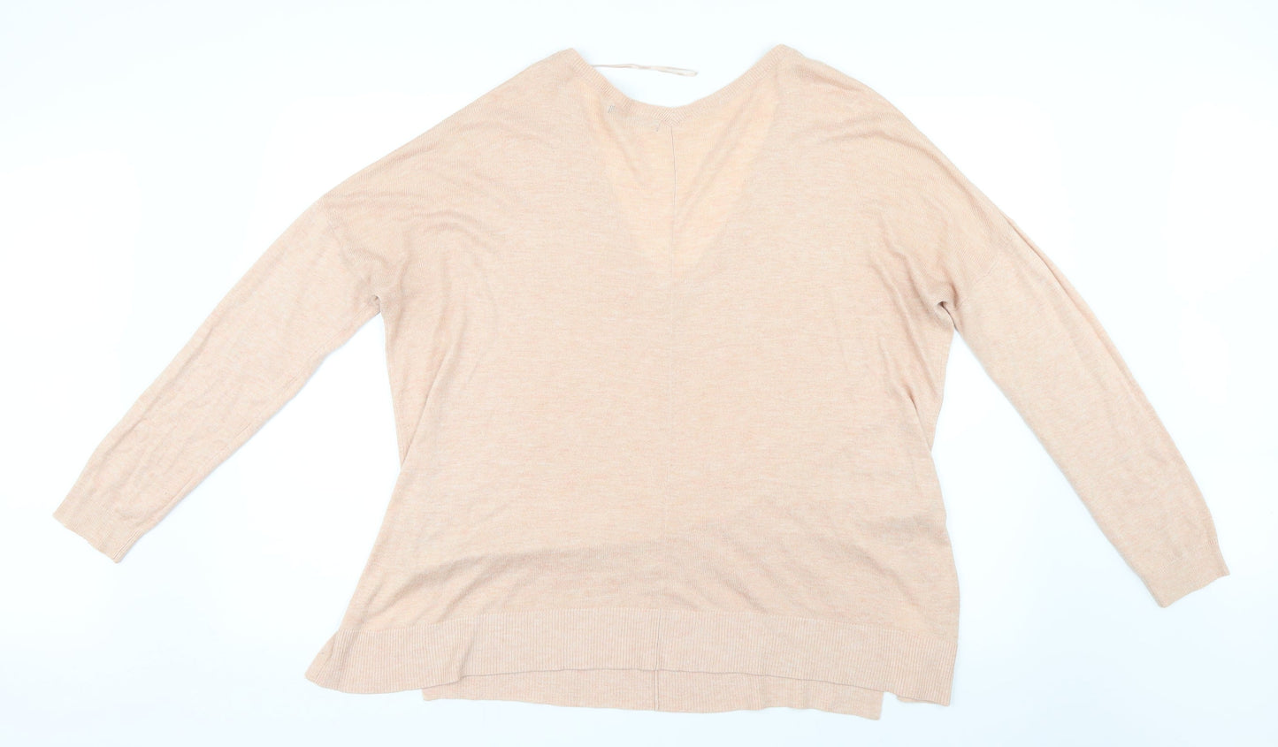 George Womens Pink  Knit Pullover Jumper Size 14