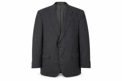 Front view of Preworn men’s grey jacket suit jacket, size 46