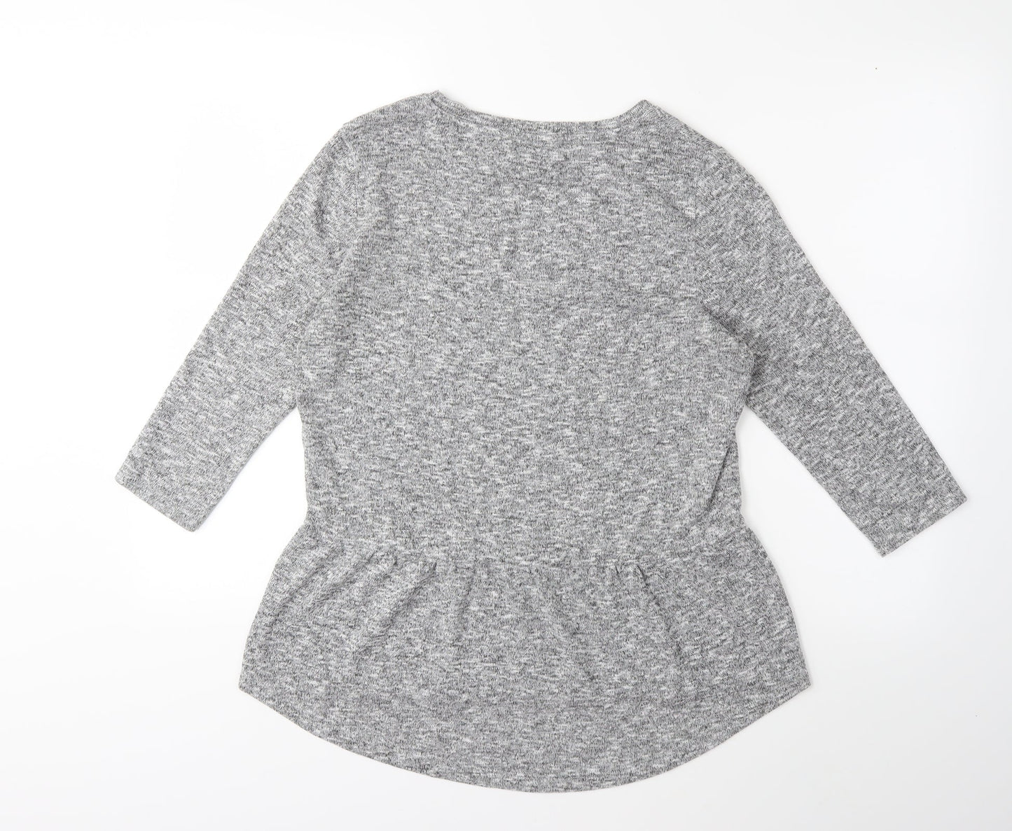TU Womens Grey  Knit Pullover Jumper Size 8
