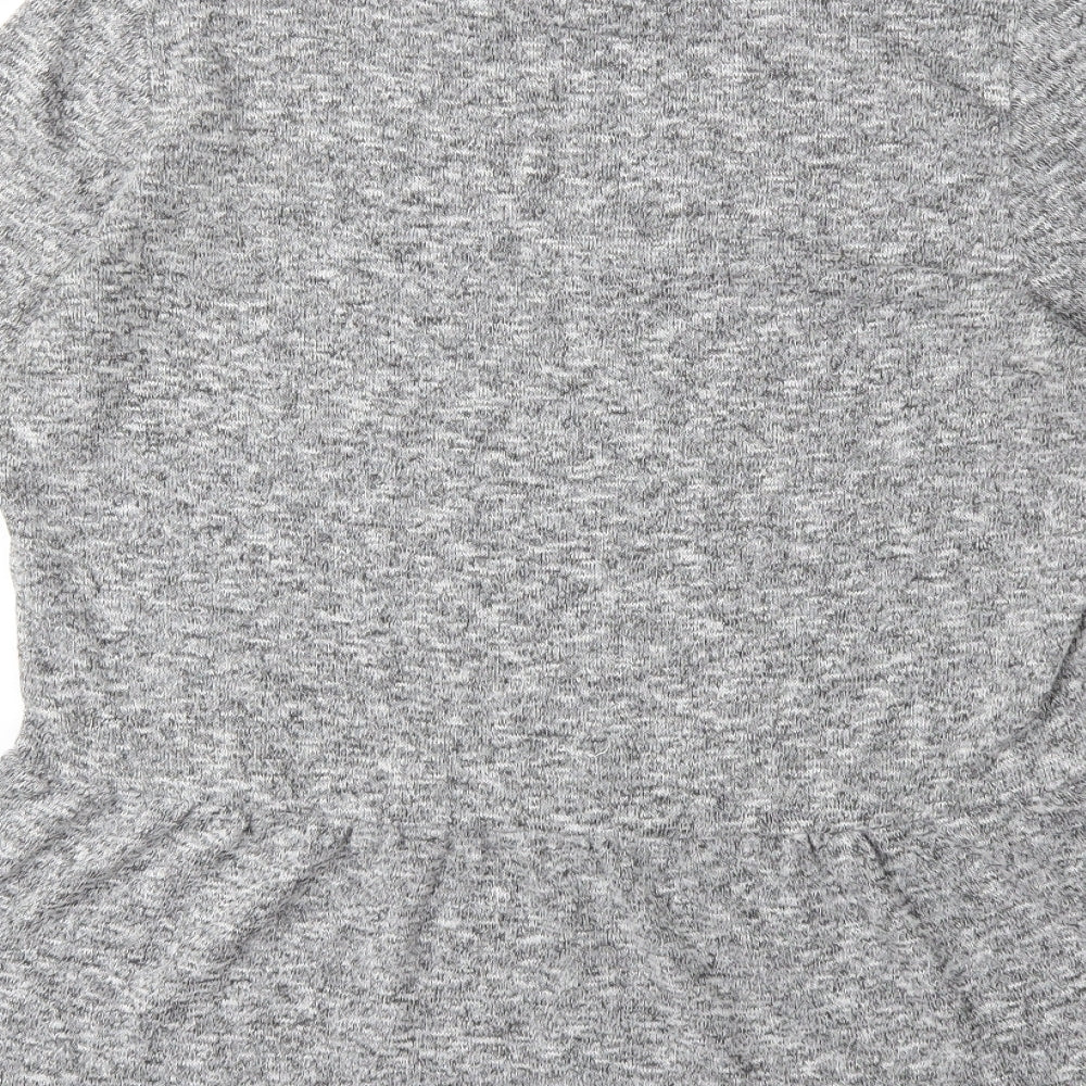TU Womens Grey  Knit Pullover Jumper Size 8