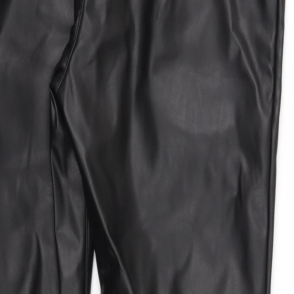 Rich & Royal Womens Black   Trousers  Size 10 L27 in