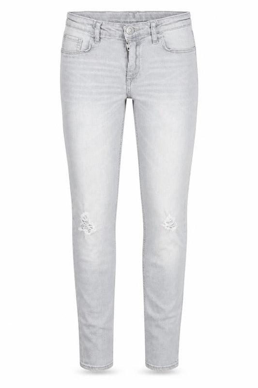 H&M Girls Grey  Denim Skinny Jeans Size 11 Years - Distressed