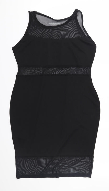 Boohoo Womens Black   Sheath  Size 14