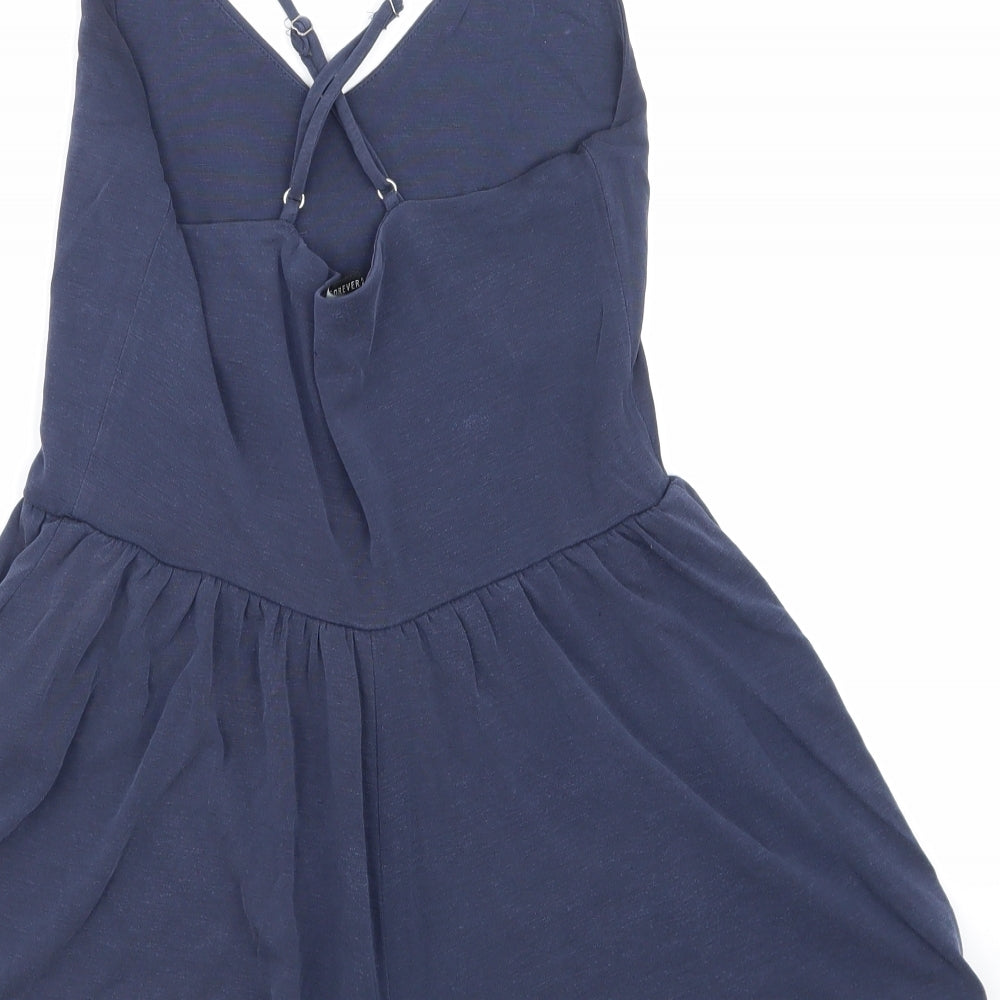 FOREVER 21 Womens Blue   Playsuit One-Piece Size S