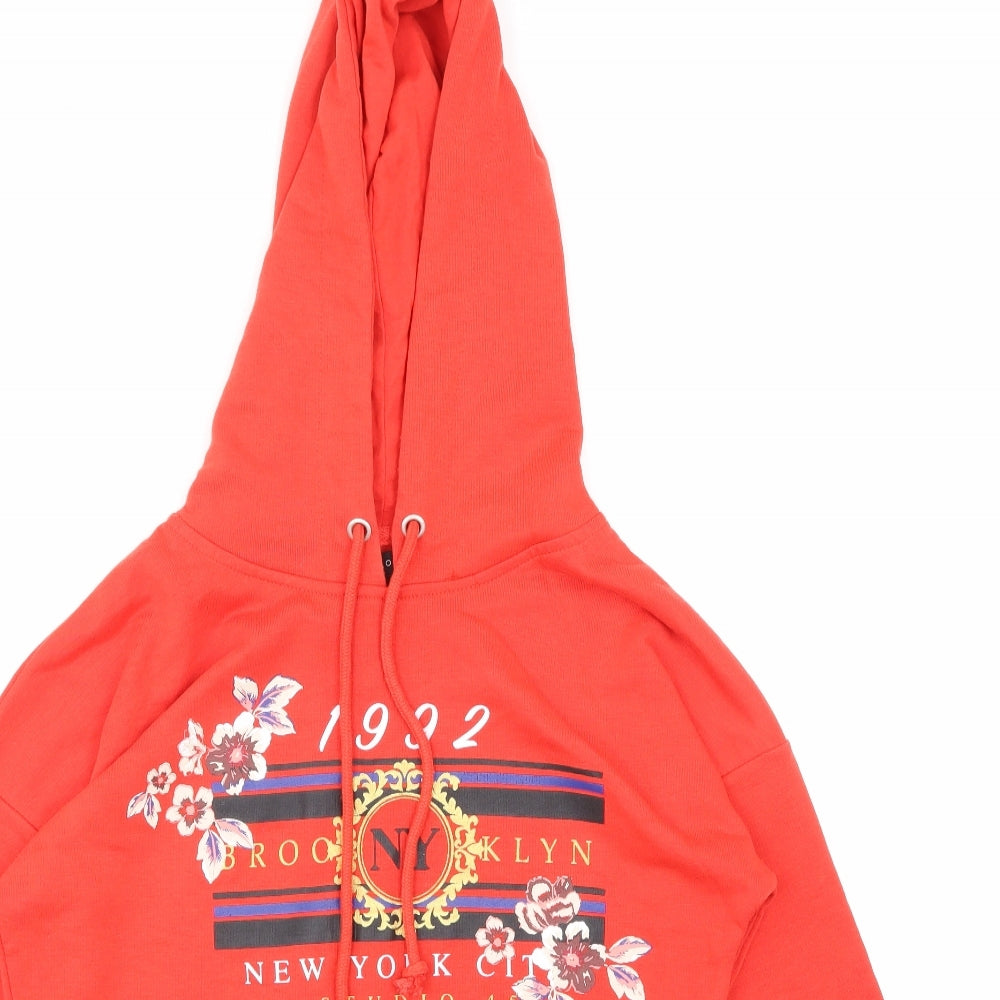 newlook Womens Red   Pullover Hoodie Size 6